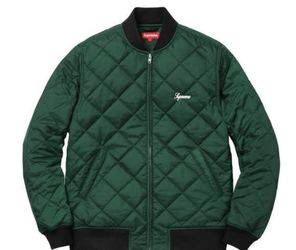 Supreme Supreme "fuck Em All" Sequin Patch Qulited Bomber Jacket