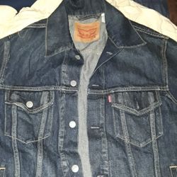 Denim Levi Jacket Size Med 