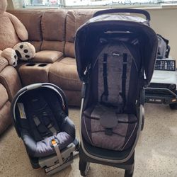 Coche Chicco Con Su Car Seat 