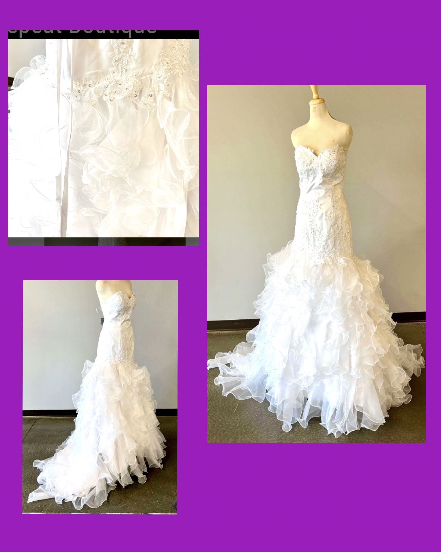 PRICE REDUCED!! Wedding Dress Size