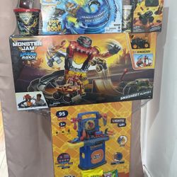 Huge Monster Jam Easter Basket 