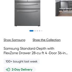 Samsung Stainless Steel Cabinet Refrigerator 
