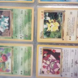 First Edition Base Set Pokemon Cards! 35 In Total. Pikachu, Snorlax, Lass The Trainer!