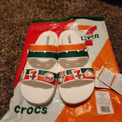 7 Eleven Crocs Sandals