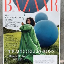Harper’s Bazaar Magazine November 2021 Tracee Ellis Ross Home Issue Succession