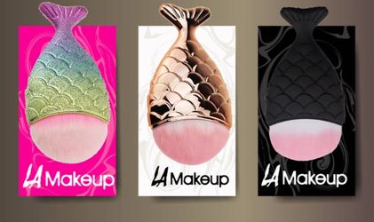 3pcs mermaid makeup brushes. new. wholesale