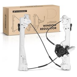 A-Premium Electric Power Window Regulator With Motor Compatible With Chevrolet Colorado & GMC Canyon, 2015-2020, Pickup, Front Right Passenger Side