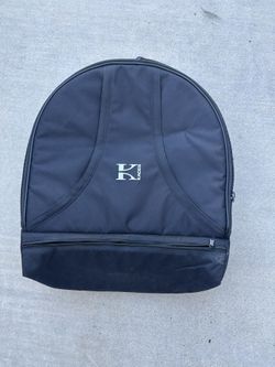 Brand New Unused Kaces 14” Padded Snare Drum Back Pack Bag with 3 Pockets