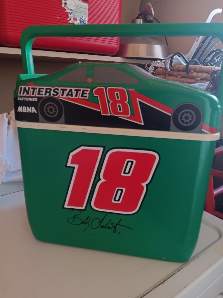Vintage Nascar Cooler Approximately 13x7x14