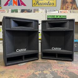 PAIR OF VINTAGE CARVIN DJ SPEAKERS