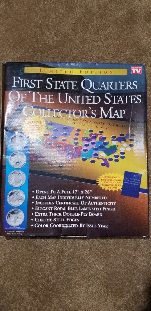 State Quater Collectors Map