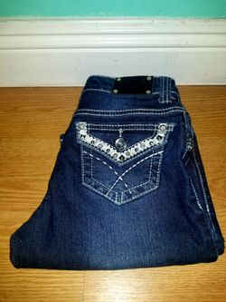 Rodeo Girl Jeans...Size 14 young girls youth...30 inch Length...Great Condition!
