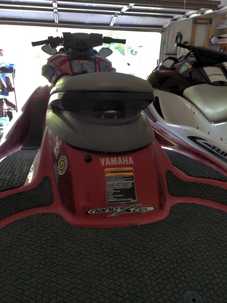 Jet Skis Pair 2009 Honda Aquatrax Yamaha Supercharged W/Trailer And