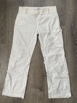 white cargos 