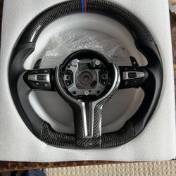 Carbon Fiber BMW Steering Wheel, Series 1, Series 2, Series 3, M1, M2, M3