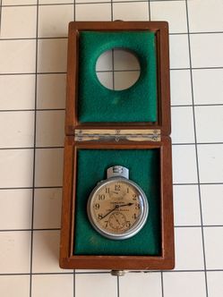 World War II Hamilton Model 22 Marine Chronometer Deck Watch.