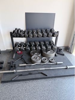 Complete Fray Home Gym Package – Rack, Bench, Dumbbells, Barbell & Weights