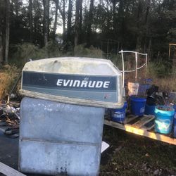 Evinrude outboard motor cowling