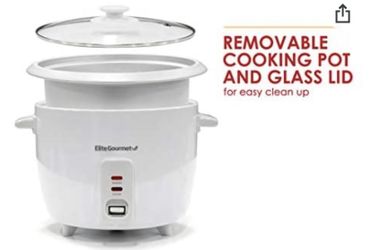 Elite Gourmet - 6-Cup Rice Cooker