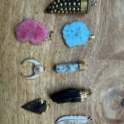 10 Of Variety Of Pendants For Jewelry Making 