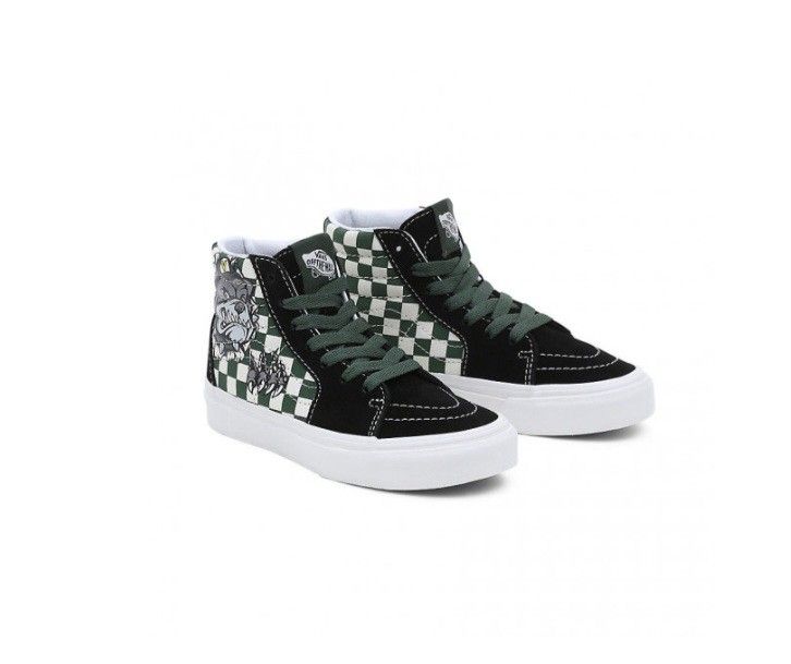 VANS LEGENDARY BOYS SIZE 3 YOUTH, LEGENDARY, BULLDOG HIGHTOP SNEAKERS! NEW IN THE BOX!