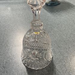  Hand Bell - Clear Crystal Glass