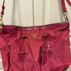 Prada Pink Shoulder Crossbody Bag