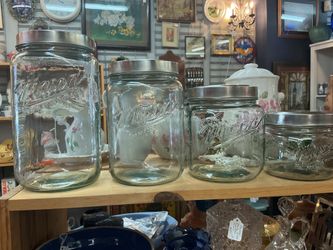 Set of 4 Mason Jar Canister set- Located in Shelton