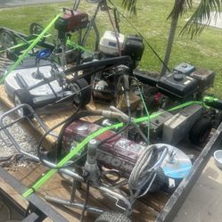 Pressure Washers, Paint, Sprayers, Soft Wash, Chemical Tanks, And Pumps