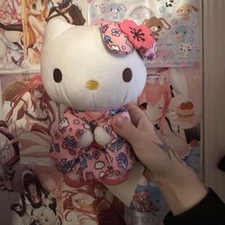 SANRIO HELLO KITTY 10" Standing Plush (Spring Kimono Series)