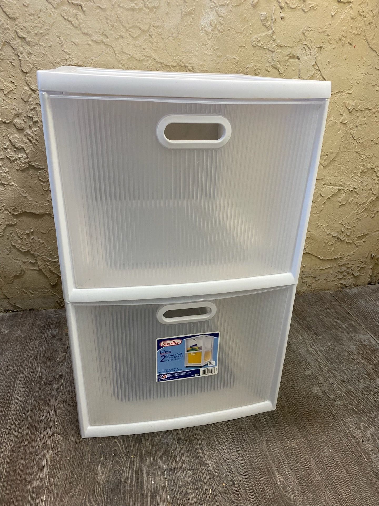 Sterilite Ultra 2 Drawer White Plastic Storage - See My Other Items π