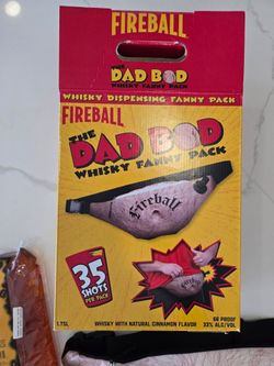 Fireball dad bod fanny pack limited gag