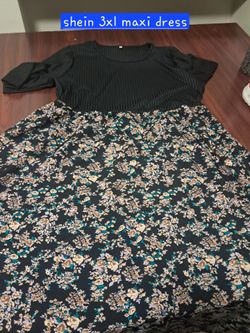 SHEIN 3XL Floral Maxi Dress