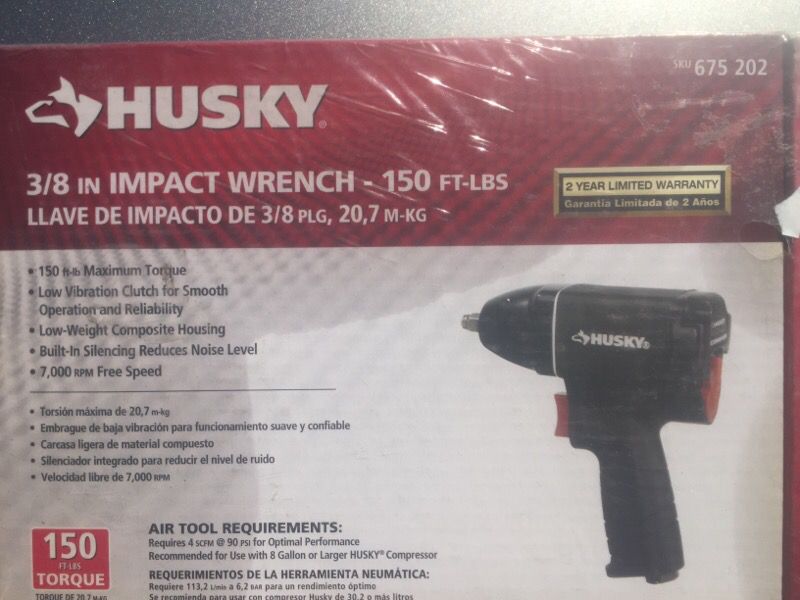 Husky 3/8 Impact Wrench