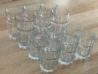 Glass Cups - IKEA 6 water cups and 6 juice cups