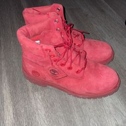 Red Timberland Boots