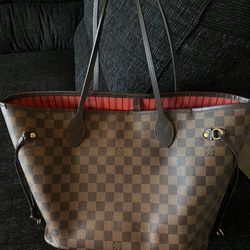 Louis Vuitton Damier MM neverfull Handbag