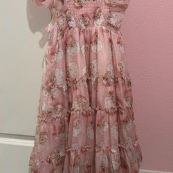 Girls Christmas Santa Dress 6Y