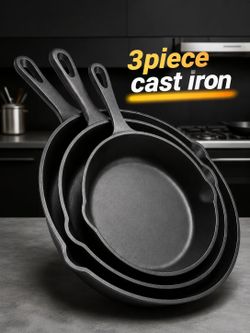 Cast iron pans