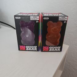 Purple and Orange Gummy Bear Needoh