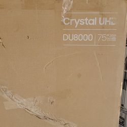 SAMSUNG 75" SMART TV LED 4K HDR DU8000 FANTASTIC PICTURE QUALITY GUARANTEED 💯💯🖥👍