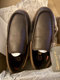 New 5.11 Tactical Mens Pursuit Slip On Leather Dark Brown Men's Size 5 Women's 7