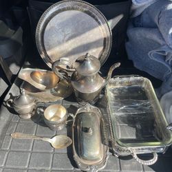 Antique Silver Plated Items $50 OBO