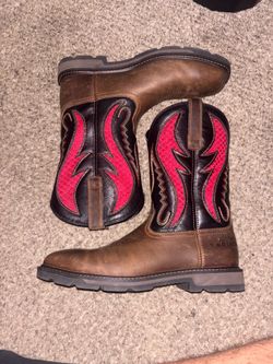 Ariat Steel toe work boots- size 11- breathable mesh