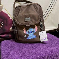Brown Stitch Backpack