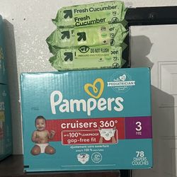 Pampers & Wipes(Up & Up)