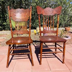 2 Antique Chairs $25 Each