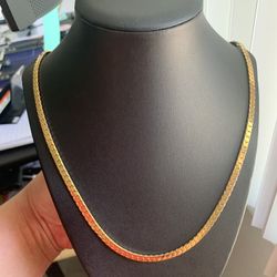 24 Inch Gold Tone Chain