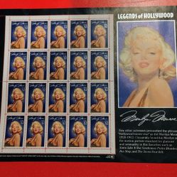 Rare Vintage Stamp Collection – Elvis Presley & Marilyn Monroe + 1972 Classic Hollywood Set