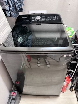 Working Samsung Matching Washer & Dryer Set - Brushed Black (4 Years Old)